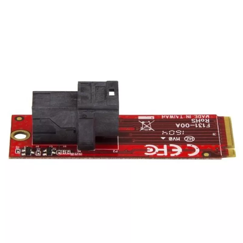 StarTech.com Scheda adattatore host U.2 (SFF-8643) a M.2 PCI Express 3.0 x4 per SSD U.2 NVMe da 2,5”