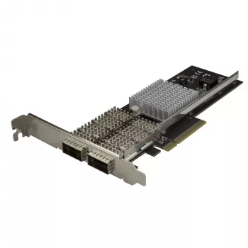 StarTech.com Scheda di rete dual-port 40G QSFP+ – Adattatore converged Intel XL710 Open QSFP+ – NIC server PCIe 40 Gigabit Ethernet – Scheda LAN in fibra ottica 40GbE – Dell PowerEdge HPE ProLiant