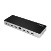 StarTech.com Dock USB-C – Doppio monitor HDMI e DisplayPort 4K 30 Hz – Docking station per laptop USB Type-C 60 W Power Delivery, SD, hub USB-A 3.0 a 4 porte, GbE, audio – compatibile Thunderbolt 3