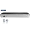 StarTech.com Dock USB-C – Doppio monitor HDMI e DisplayPort 4K 30 Hz – Docking station per laptop USB Type-C 60 W Power Delivery, SD, hub USB-A 3.0 a 4 porte, GbE, audio – compatibile Thunderbolt 3