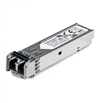 StarTech.com Modulo ricetrasmettitore SFP conforme MSA – 100BASE-FX ~ Modulo SFP MSA non codificato – 100BASE-FX – Ricetrasmettitore ottico in fibra multimodale (MMF) 100 Mbit/s – SFP Ethernet 100 Mbit/s – LC, 2 km – 1310 nm – DDM