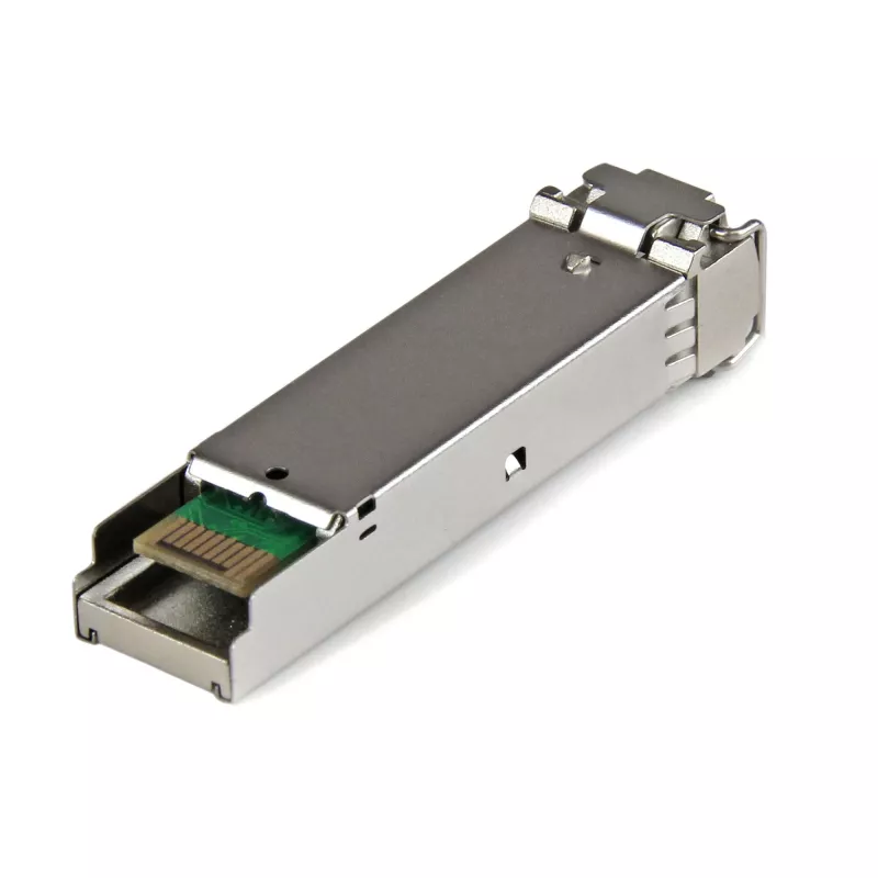 StarTech.com Modulo ricetrasmettitore SFP conforme MSA – 100BASE-FX ~ Modulo SFP MSA non codificato – 100BASE-FX – Ricetrasmettitore ottico in fibra multimodale (MMF) 100 Mbit/s – SFP Ethernet 100 Mbit/s – LC, 2 km – 1310 nm – DDM