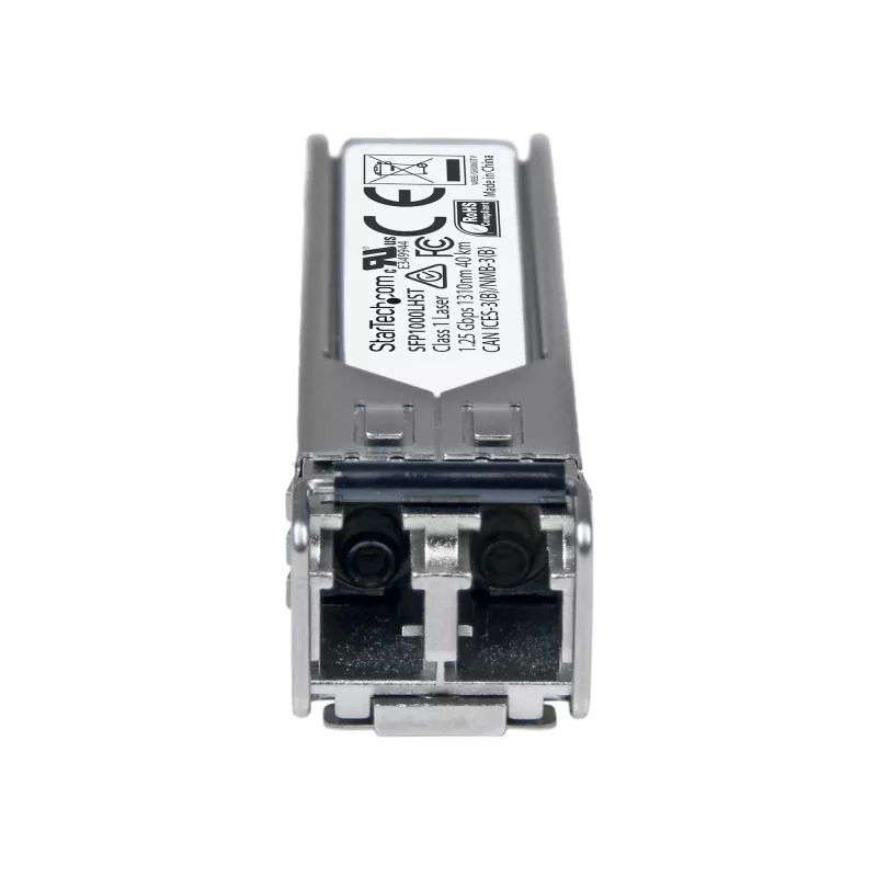 StarTech.com Modulo ricetrasmettitore SFP conforme MSA - 1000BASE-LH~Modulo SFP MSA non codificato - 1000BASE-LH - Ricetrasmettitore ottico in fibra monomodale (SMF) 1GbE - SFP Gigabit Ethernet 1GE - LC 40km - 1310nm - DDM