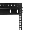 StarTech.com Armadio di rete a parete 15U 19 pollici – Profondità regolabile 12–20 pollici, armadio open frame a 2 montanti per sala server per comunicazioni AV/dati/IT/dispositivi informatici/switch con gabbie e viti