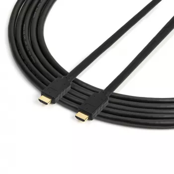 StarTech.com Cavo HDMI 2.0 Premium certificato da 4,6 m (15 piedi) con Ethernet – Cavo HDMI High Speed Ultra HD 4K 60Hz HDR10 – Cavo HDMI lungo (connettore maschio/connettore maschio) – Per monitor UHD, TV, display