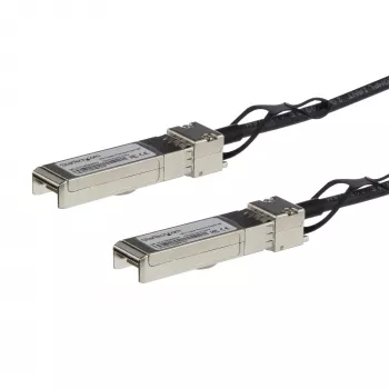 StarTech.com Cavo Direct Attach Twinax da 1,5 m 10G SFP+ a SFP+ compatibile Cisco SFP-H10GB-CU1-5M - DAC in rame SFP+ 10GbE 10 Gbit/s Low Power Modulo ricetrasmettitore passivo Mini GBIC/DAC Firepower ASR9000 ASR1000
