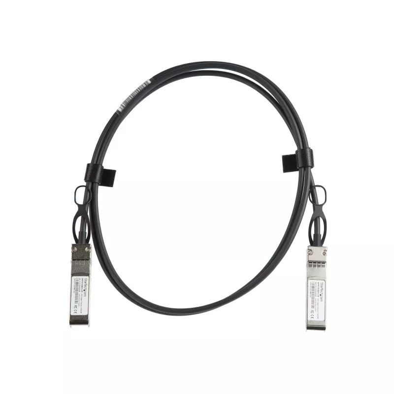 StarTech.com Cavo Direct Attach Twinax da 1,5 m 10G SFP+ a SFP+ compatibile Cisco SFP-H10GB-CU1-5M - DAC in rame SFP+ 10GbE 10 Gbit/s Low Power Modulo ricetrasmettitore passivo Mini GBIC/DAC Firepower ASR9000 ASR1000