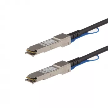 StarTech.com Cavo Direct Attach Twinax da 1 m 40G QSFP+ a QSFP+ compatibile HPE JG326A - DAC in rame QSFP+ 40GbE 40 Gbps Low Power Modulo ricetrasmettitore attivo DAC Firepower SN2410M 4200