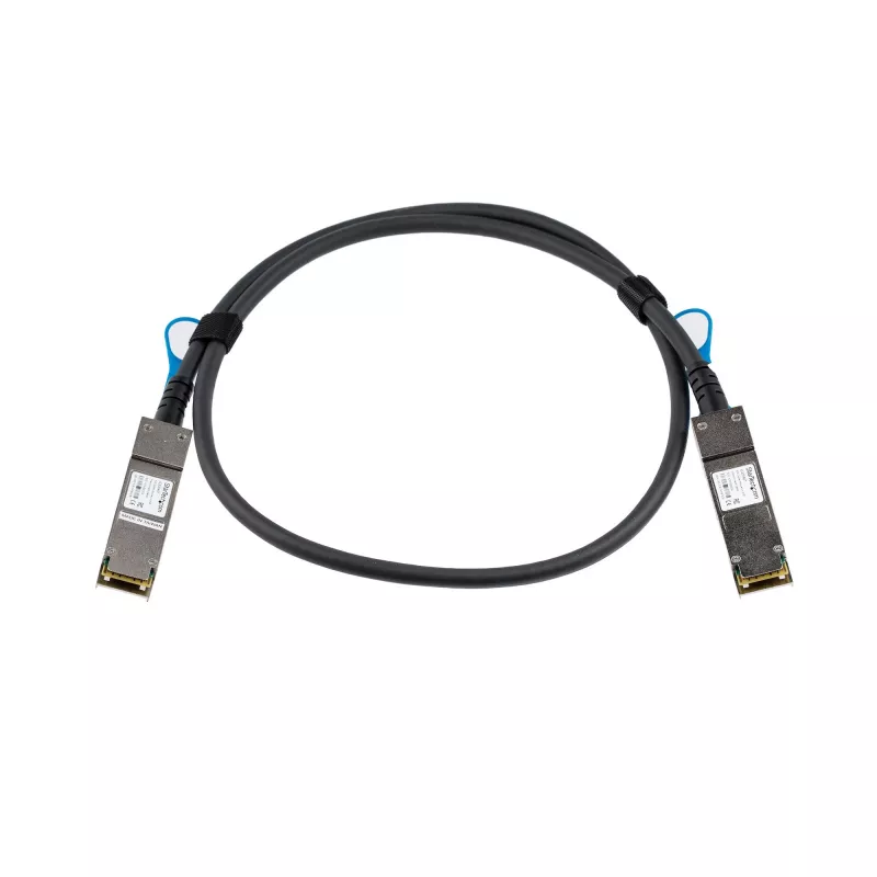StarTech.com Cavo Direct Attach Twinax da 1 m 40G QSFP+ a QSFP+ compatibile HPE JG326A - DAC in rame QSFP+ 40GbE 40 Gbps Low Power Modulo ricetrasmettitore attivo DAC Firepower SN2410M 4200
