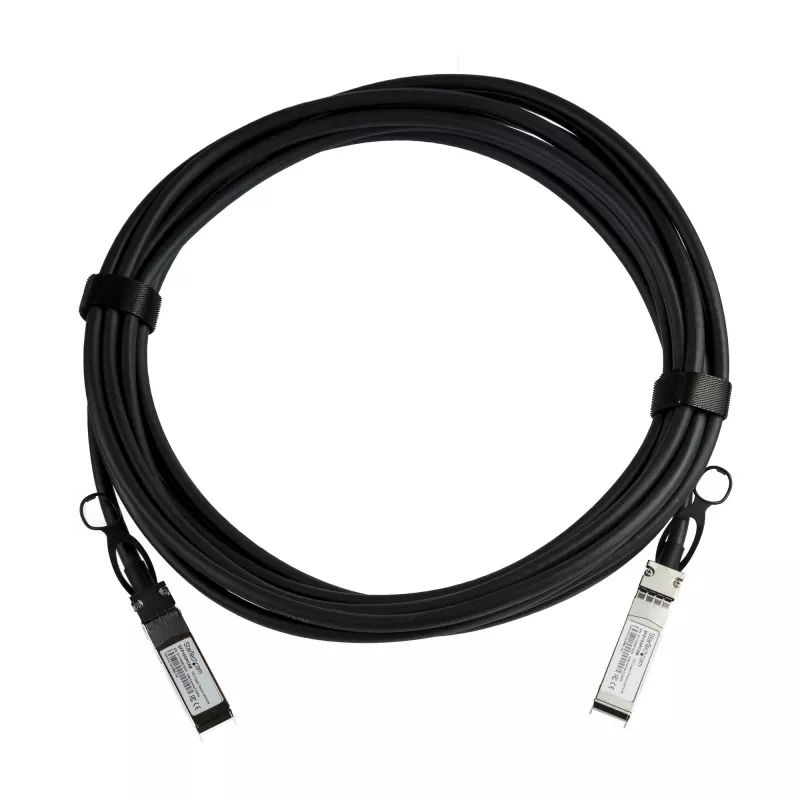StarTech.com MSA Uncoded compatibile 5m 10G SFP+ a SFP+ cavo breakout direct attach Twinax – 10 GbE SFP+ DAC in rame 10 Gbit/s modulo ricetrasmettitore passivo a basso consumo