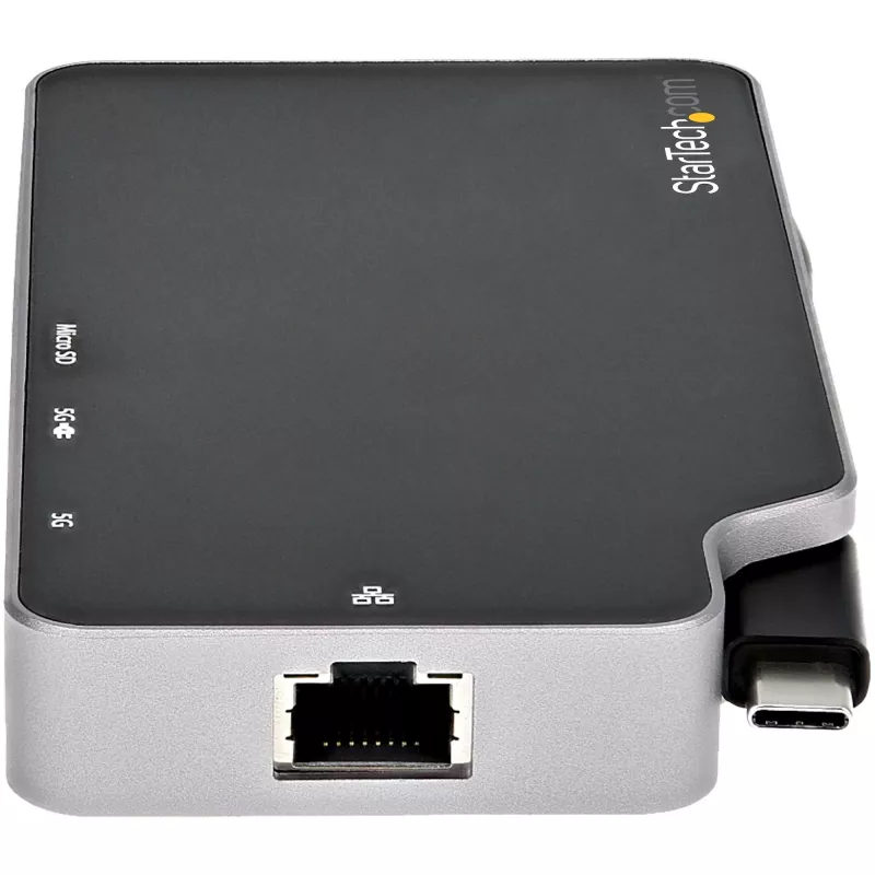 StarTech.com adattatore multiporta USB-C – USB-C a video HDMI 4K o VGA con Power Delivery passthrough 100W, hub USB 2 porte 10Gbps, MicroSD, GbE – mini dock da viaggio USB 3.1 Gen 2 Type-C