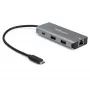 StarTech.com hub USB-C a 3 porte con porta Gigabit Ethernet RJ45-GbE – 2x USB-A, 1x USB-C – adattatore hub USB 3.1/3.2 Gen 2 Type-C SuperSpeed 10Gbps – alimentato da bus USB – alluminio – compatibile con TB3~hub USB-C a 3 porte con porta Gigabit Ethernet RJ45-GbE – 2x USB-A, 1x USB-C – adattatore hub USB 3.2 Gen 2 Type-C SuperSpeed 10Gbps – alimentato da bus USB – alluminio – compatibile con TB3