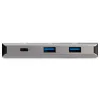 StarTech.com hub USB-C a 3 porte con porta Gigabit Ethernet RJ45-GbE – 2x USB-A, 1x USB-C – adattatore hub USB 3.1/3.2 Gen 2 Type-C SuperSpeed 10Gbps – alimentato da bus USB – alluminio – compatibile con TB3~hub USB-C a 3 porte con porta Gigabit Ethernet RJ45-GbE – 2x USB-A, 1x USB-C – adattatore hub USB 3.2 Gen 2 Type-C SuperSpeed 10Gbps – alimentato da bus USB – alluminio – compatibile con TB3