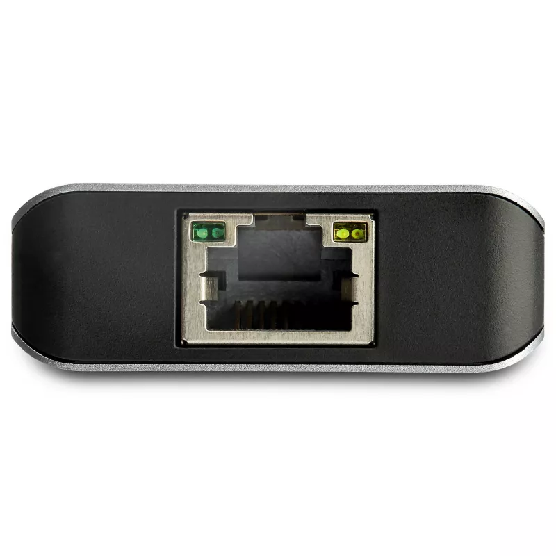 StarTech.com hub USB-C a 3 porte con porta Gigabit Ethernet RJ45-GbE – 2x USB-A, 1x USB-C – adattatore hub USB 3.1/3.2 Gen 2 Type-C SuperSpeed 10Gbps – alimentato da bus USB – alluminio – compatibile con TB3~hub USB-C a 3 porte con porta Gigabit Ethernet RJ45-GbE – 2x USB-A, 1x USB-C – adattatore hub USB 3.2 Gen 2 Type-C SuperSpeed 10Gbps – alimentato da bus USB – alluminio – compatibile con TB3