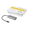 StarTech.com hub USB-C a 3 porte con porta Gigabit Ethernet RJ45-GbE – 2x USB-A, 1x USB-C – adattatore hub USB 3.1/3.2 Gen 2 Type-C SuperSpeed 10Gbps – alimentato da bus USB – alluminio – compatibile con TB3~hub USB-C a 3 porte con porta Gigabit Ethernet RJ45-GbE – 2x USB-A, 1x USB-C – adattatore hub USB 3.2 Gen 2 Type-C SuperSpeed 10Gbps – alimentato da bus USB – alluminio – compatibile con TB3
