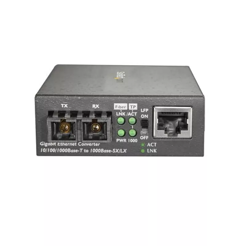 StarTech.com convertitore media Gigabit Ethernet su fibra ottica SC – 1000Base-LX – monomodale – 10 km