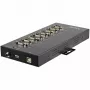 StarTech.com hub seriale a 8 porte adattatore USB a RS232/RS485/RS422 – hub convertitore seriale USB 2.0 a DB9 industriale – certificato IP30 – hub seriale in metallo montabile su guida DIN – protezione ESD 15 kV