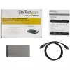 StarTech.com dock USB-C – docking station mini per laptop con DisplayPort doppio monitor 4K – Power Delivery passthrough 100 W – GbE, hub USB-A a 2 porte – adattatore multiporta USB Type-C – cavo 1 m