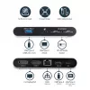 StarTech.com dock USB-C – docking station mini per laptop con DisplayPort doppio monitor 4K – Power Delivery passthrough 100 W – GbE, hub USB-A a 2 porte – adattatore multiporta USB Type-C – cavo 1 m