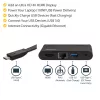 StarTech.com adattatore multiporta USB-C - dock USB-C portatile con HDMI 4K - PD 3.0 passthrough 100W, 1x USB-A, 1x USB-C, GbE - dock da viaggio per laptop Thunderbolt 3 e USB Type-C - Mac e Windows