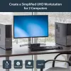 StarTech.com switch KVM DisplayPort a 2 porte - 4K 60Hz - singolo schermo - switch KVM DP 1.2 UHD dual-port USB con hub USB 3.0 integrato e audio - Dell HP Apple Lenovo - conforme TAA