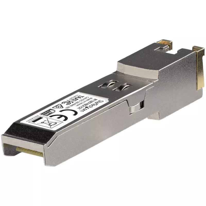 StarTech.com modulo SFP+ compatibile HPE 813874-B21 - 10GBASE-T - SFP a RJ45 Cat6/Cat5e - 10GE Gigabit Ethernet SFP+ - RJ-45 30m - HPE BladeSystem, c-Class