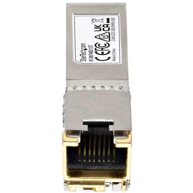 StarTech.com modulo SFP+ compatibile HPE 813874-B21 - 10GBASE-T - SFP a RJ45 Cat6/Cat5e - 10GE Gigabit Ethernet SFP+ - RJ-45 30m - HPE BladeSystem, c-Class
