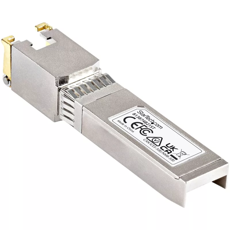 StarTech.com modulo SFP+ compatibile HPE 813874-B21 - 10GBASE-T - SFP a RJ45 Cat6/Cat5e - 10GE Gigabit Ethernet SFP+ - RJ-45 30m - HPE BladeSystem, c-Class