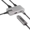 StarTech.com adattatore multiporta USB-C – USB-C a HDMI 2.0 4K 60Hz, Power Delivery passthrough 100 W – hub USB a 3 porte 10 Gbit/s – mini docking station USB Type-C portatile – cavo 25 cm
