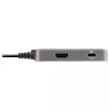 StarTech.com adattatore multiporta USB-C – USB-C a HDMI 2.0 4K 60Hz, Power Delivery passthrough 100 W – hub USB a 3 porte 10 Gbit/s – mini docking station USB Type-C portatile – cavo 25 cm