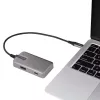 StarTech.com adattatore multiporta USB-C – USB-C a HDMI 2.0 4K 60Hz, Power Delivery passthrough 100 W – hub USB a 3 porte 10 Gbit/s – mini docking station USB Type-C portatile – cavo 25 cm