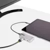 StarTech.com adattatore multiporta USB-C – USB-C a HDMI 2.0 4K 60Hz, Power Delivery passthrough 100 W – hub USB a 3 porte 10 Gbit/s – mini docking station USB Type-C portatile – cavo 25 cm