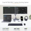 StarTech.com docking station USB C per Macbook Pro/Air-M1/M2/M3/M4, compatibile Thunderbolt, HDMI/DisplayPort, doppio 4K 60Hz/singolo 8K, dock laptop USB Type-C, Power Delivery 96W, USB 10Gbps