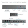StarTech.com docking station USB C per Macbook Pro/Air-M1/M2/M3/M4, compatibile Thunderbolt, HDMI/DisplayPort, doppio 4K 60Hz/singolo 8K, dock laptop USB Type-C, Power Delivery 96W, USB 10Gbps