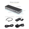 StarTech.com docking station USB C per Macbook Pro/Air-M1/M2/M3/M4, compatibile Thunderbolt, HDMI/DisplayPort, doppio 4K 60Hz/singolo 8K, dock laptop USB Type-C, Power Delivery 96W, USB 10Gbps