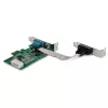 StarTech.com scheda adattatore seriale PCI Express RS232 a 2 porte – controller host seriale PCIe RS232 – PCIe a seriale DB9 – 16950 UART – scheda di espansione low-profile – Windows e Linux