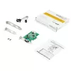StarTech.com scheda adattatore seriale PCI Express RS232 a 2 porte – controller host seriale PCIe RS232 – PCIe a seriale DB9 – 16950 UART – scheda di espansione low-profile – Windows e Linux