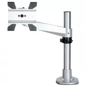 StarTech.com supporto da tavolo braccio monitor - display VESA o Apple iMac/Thunderbolt o ultrawide fino a 14 kg - montaggio su palo da tavolo per singolo schermo articolato regolabile in altezza - morsetto/passacavi