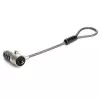 StarTech.com Anello di estensione universale per cavo di sicurezza per laptop – 15 cm (6 inch) protezione antifurto con lucchetto a combinazione a 4 cifre slot K – Cavo di sicurezza per computer per creare un lucchetto twin/multi-head per più dispositivi