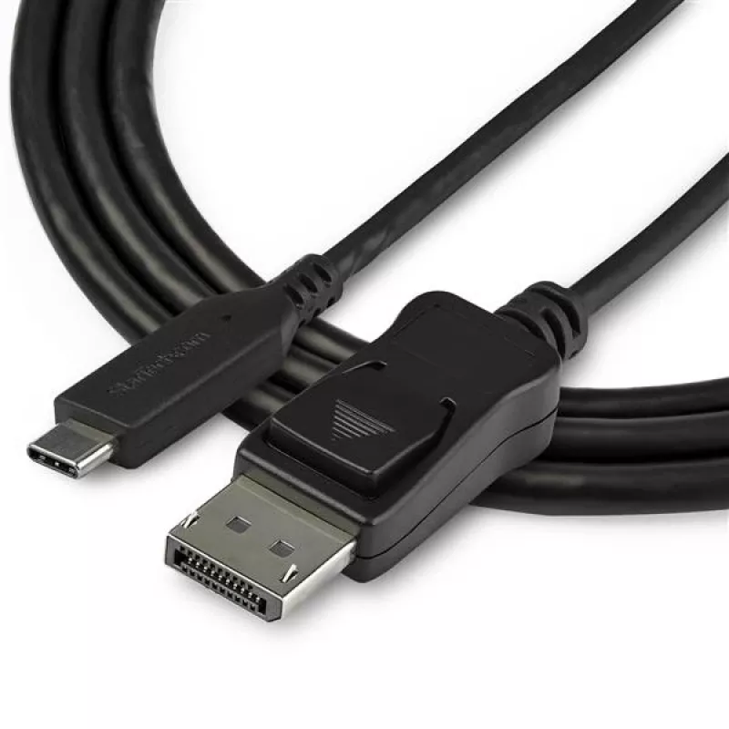 StarTech.com Cavo USB-C a DisplayPort 1.4 da 3,3 piedi / 1 m – Convertitore adattatore video USB Type-C a DP 1.4 Alt Mode 8K/5K/4K – HBR3/HDR/DSC – Cavo monitor DP 8K 60 Hz – USB-C/Thunderbolt 3