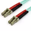 StarTech.com Cavo in fibra ottica multimodale OM4 LC/UPC a LC/UPC da 7 m (22 ft), fibra zipcord LOMMF/VCSEL 50/125 µm, 100G, bassa attenuazione di inserzione – Cavo jumper in fibra ottica LSZH
