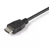 StarTech.com Switch KVM HDMI a 2 porte - 4K 60Hz - Switch KVM USB desktop UHD/Ultra HD dual-port compatto con cavi integrati da 1,2 m e audio - Alimentato via bus e commutazione remota - MacBook ThinkPad