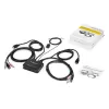 StarTech.com Switch KVM HDMI a 2 porte - 4K 60Hz - Switch KVM USB desktop UHD/Ultra HD dual-port compatto con cavi integrati da 1,2 m e audio - Alimentato via bus e commutazione remota - MacBook ThinkPad