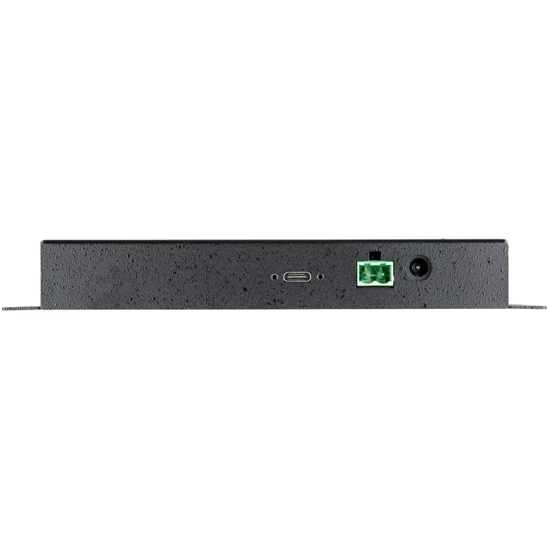 StarTech.com Hub USB C a 4 porte 10Gbps – Hub USB Type-C industriale in metallo con 3x USB-A e 1x USB-C – Protezione ESD e sovratensione – Host USB-C o USB-A – Hub USB 3.2/3.1 Gen 2 autoalimentato e montabile