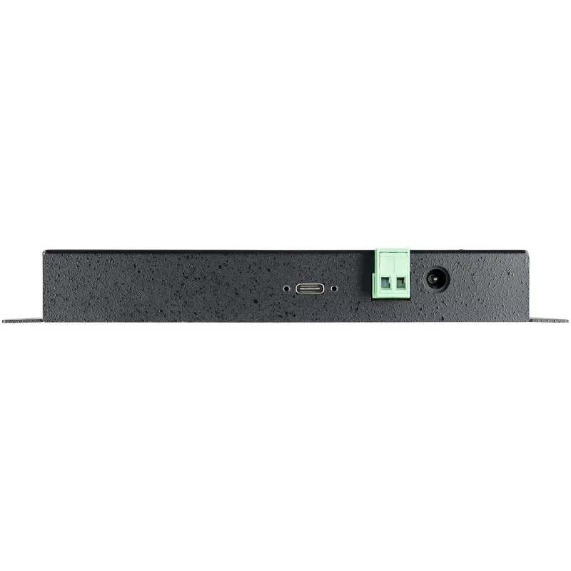 StarTech.com Hub USB C a 4 porte 10Gbps – Hub USB Type-C industriale in metallo con 3x USB-A e 1x USB-C – Protezione ESD e sovratensione – Host USB-C o USB-A – Hub USB 3.2/3.1 Gen 2 autoalimentato e montabile