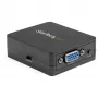 StarTech.com Convertitore VGA a RCA e S-Video - Alimentazione USB, convertitore video attivo, nero, CE, FCC, REACH, 1920 x 1080 pixel, 640 x 480, 1920 x 1080 pixel, 60 Hz