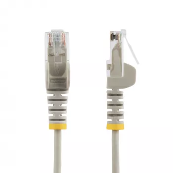 StarTech.com Cavo CAT6 da 2 m – Slim – Connettori RJ45 senza linguetta – Grigio