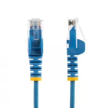StarTech.com Cavo CAT6 da 2 m – Slim – Connettori RJ45 con protezione linguetta – Blu