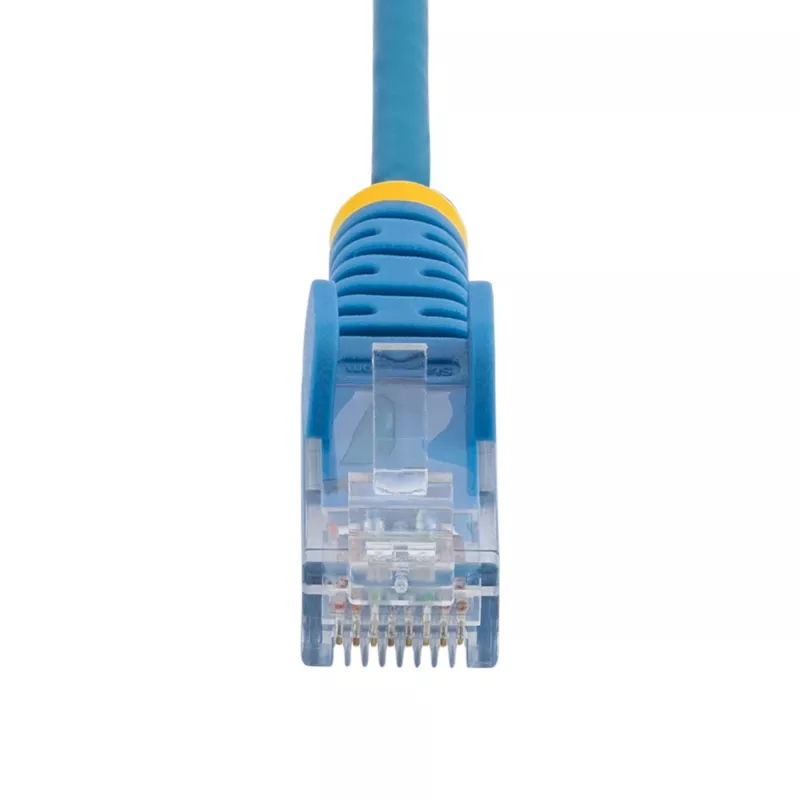 StarTech.com Cavo CAT6 da 2 m – Slim – Connettori RJ45 con protezione linguetta – Blu