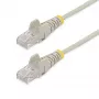StarTech.com Cavo CAT6 da 2,5 m – Slim – Connettori RJ45 senza linguetta – Grigio